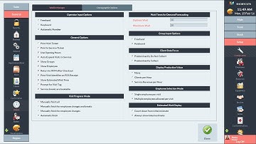 Shortcuts - Setting up the Walk-in Manager