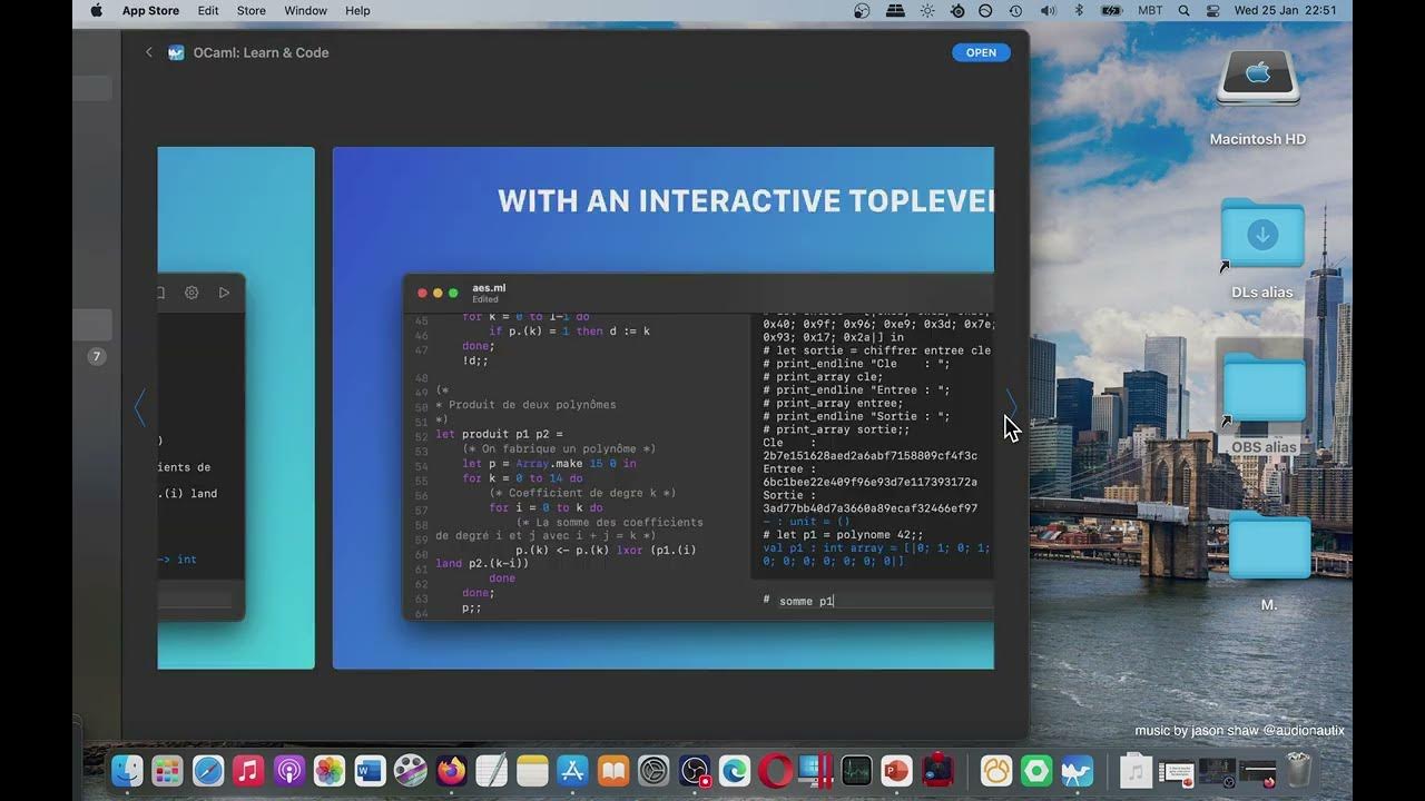 [Developer Tools] Mac App Store OCaml Learn & Code = Basic Overview