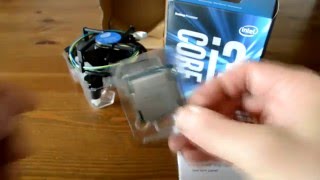 Intel Core i3-6300 Unboxing