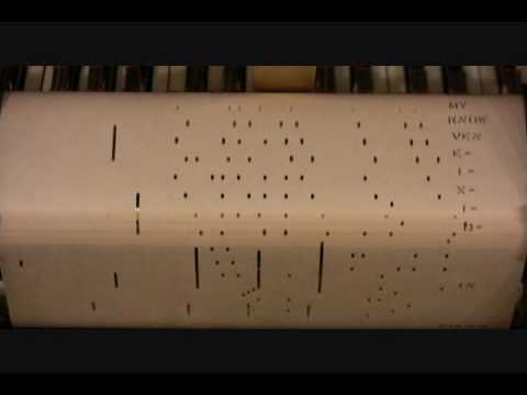 Swanee US Piano Roll Original 1919 Version Player Piano Roll