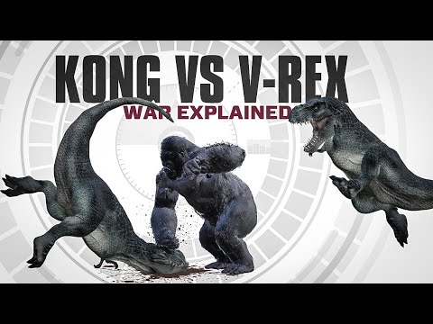 The KONG vs V-REX War EXPLAINED 