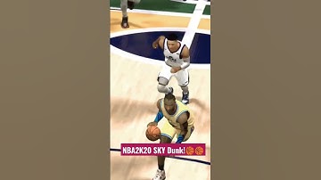 nba 2k20 my career SKY Dunk 💪💪| #shorts #nba2k20android #nba #fyp #basketball #nba2k