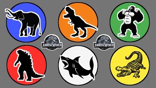 Dinosaurus Jurassic World Dominion : T-rex, Triceratops, Siren Head, Crocodile, Iguana dan Ikan Emas