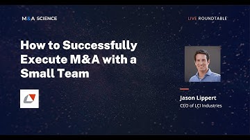 How to successfully execute M&A with a small team