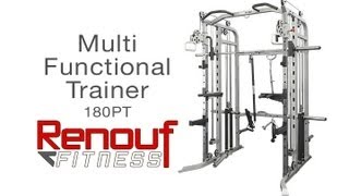 180PT Multi-Functional Trainer - Weight Pulleys - Smith Machine - Power Rack 180PT Multi-Functional Trainer - Weight Pulleys - Smith Machine - Power Rack