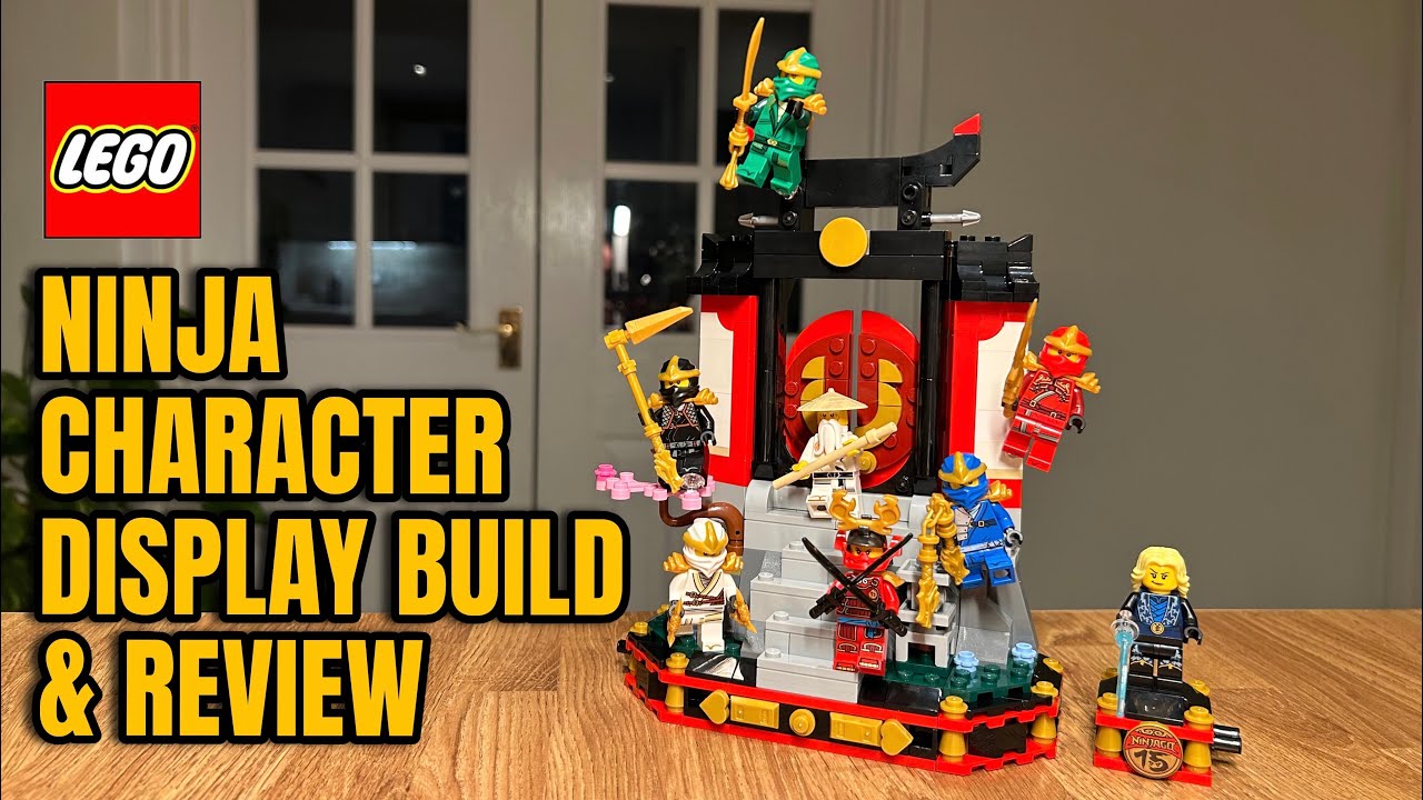 LEGO Ninjago set 71866 Ninja Character Display Build & Review