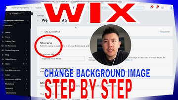 ✅  How To Change Background Image On Wix Website 🔴