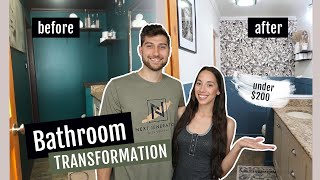 $200 Extreme Bathroom Transformation | DIY Board and Batten by NextJeneration 2,086 views 3 years ago 10 minutes, 21 seconds