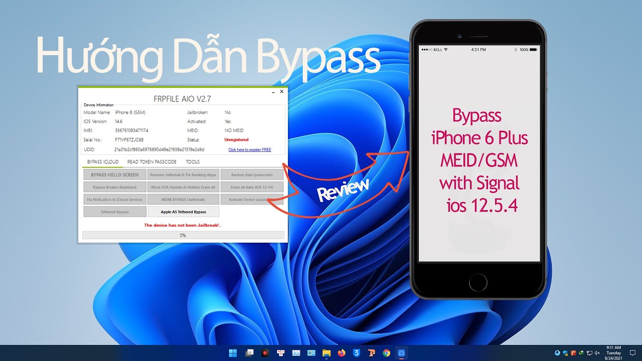 Bypass Nghe Gọi Iphone 6 Plus  ios 12
