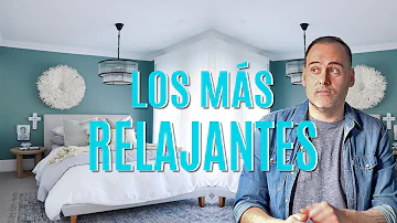 ¿Cuál es el color más relajante para un dormitorio?