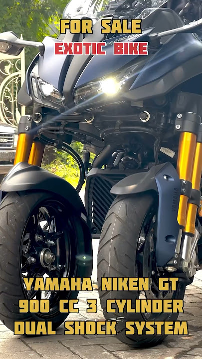 Exotic 2022 Yamaha NIKEN GT Touring ( 847cc inline 3-cylinder CROSSPLANE ) with Side Box