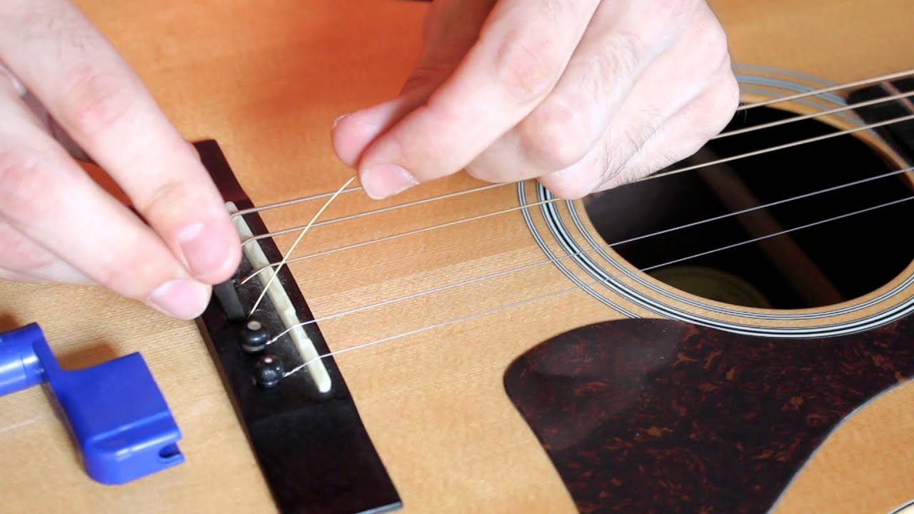 How to Change an Acoustic Guitar String, EASY! 