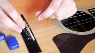 How to Change an Acoustic Guitar String, EASY!