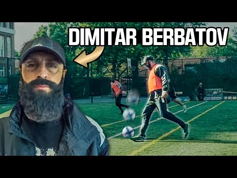Бербатов се дегизира като възрастен мъж и играе футбол с местни любители