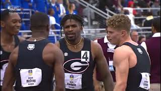 SEC INDOOR 2022 : GEORGIA BEATS FLORIDA IN 4X400M - GREAT FINISH