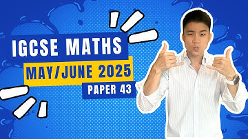 8.  IGCSE MATHS (Extended)| MAY/JUN 2025 v43 | 0580/43/M/J/25 | A STAR MARKING SCHEME ⭐️
