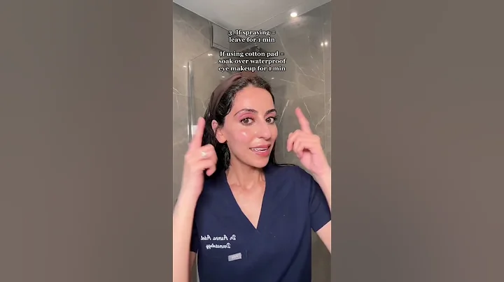 How to USE Micellar Water like a DERMATOLOGIST ✨ |  Dr Adel #shorts