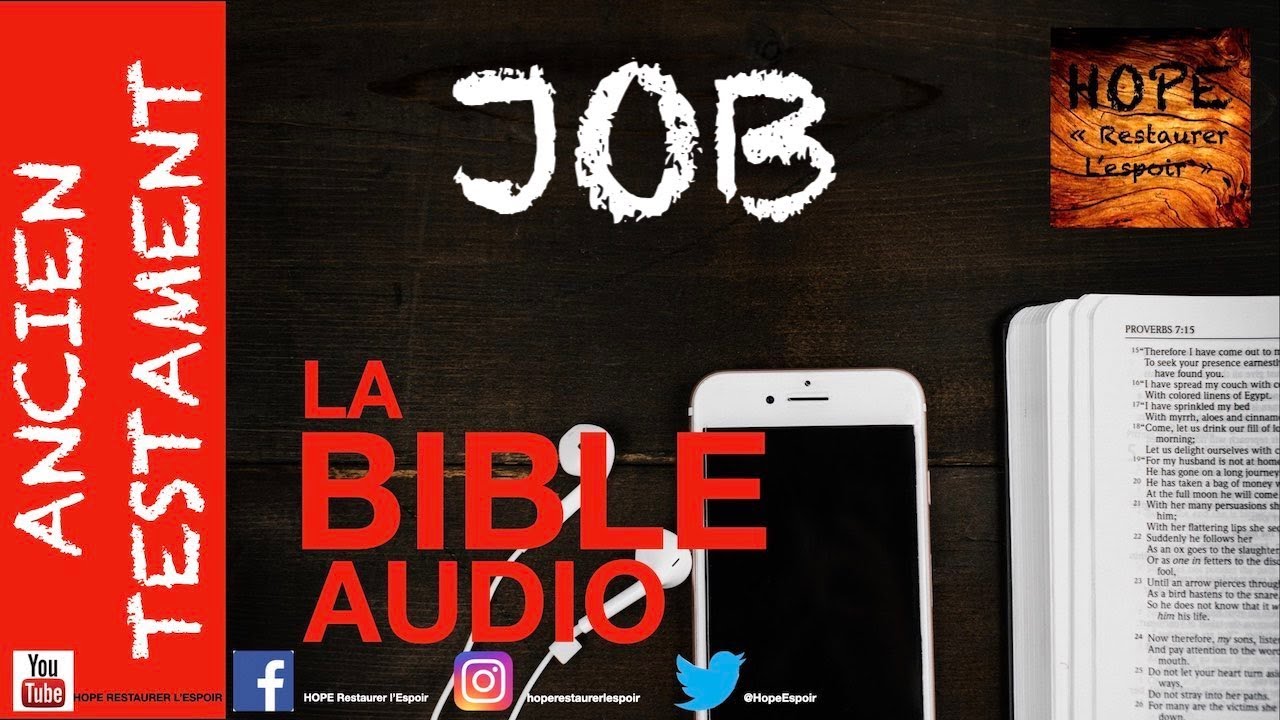 BIBLE AUDIO JOB / ANCIEN TESTAMENT YouTube