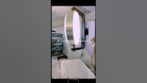 flange sign board moving rotating