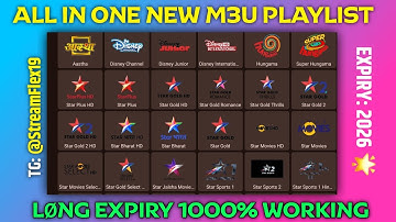 New M3u Playlist 2025 | M3u Playlist| Tata Play | Iptv