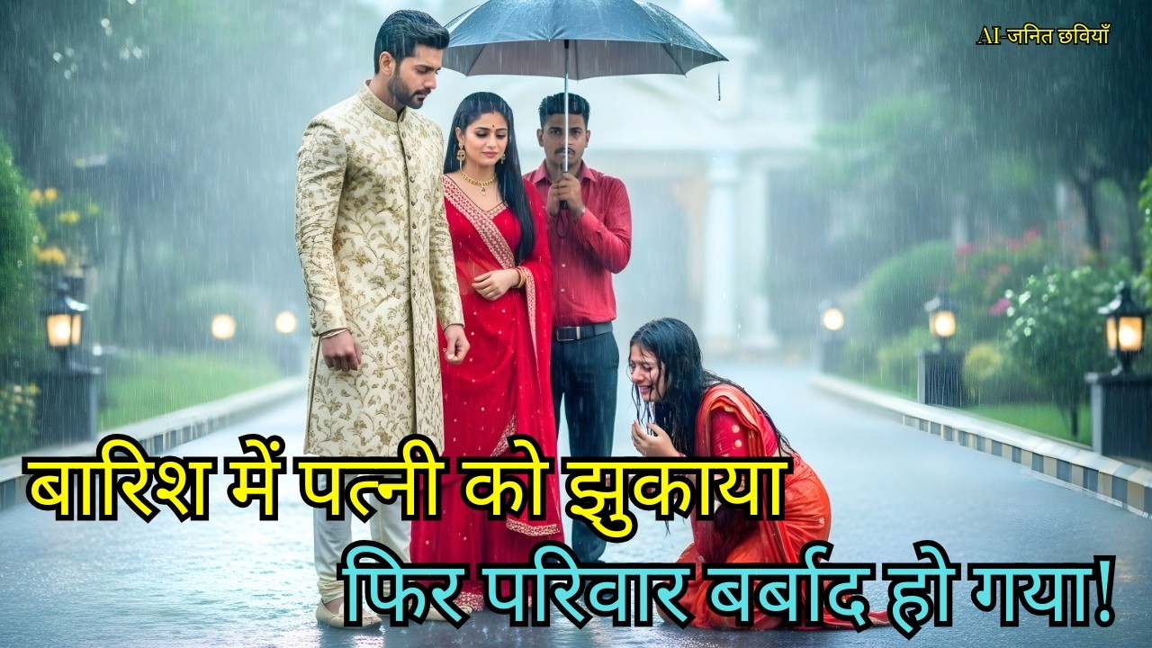 निर्दयी CEO ने पत्नी को बारिश में झुकाया, फिर उसके बाद परिवार बर्बाद हुआ!