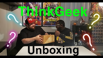 What is in the box?! ThinkGeek Unboxing!!
