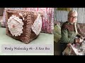 Wonky wednesday episode 6  making a fabric box using log cabin inspired roses
