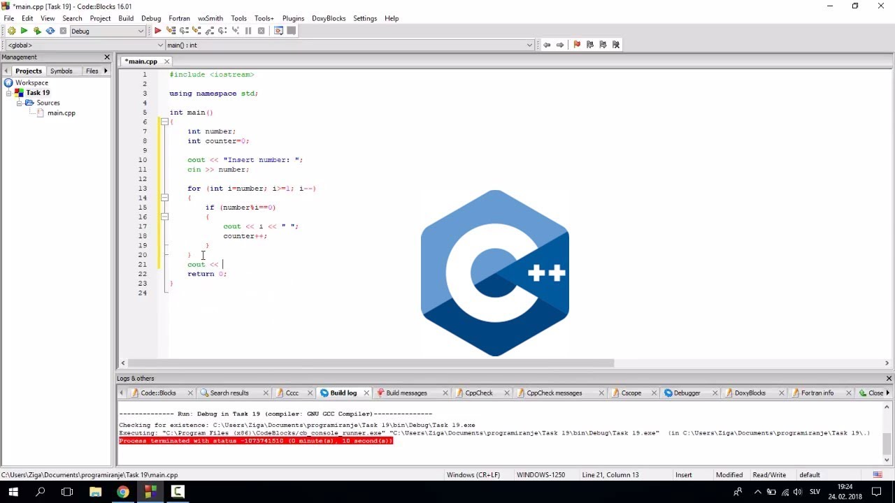 Task: dividers C++ - YouTube