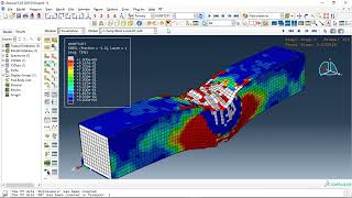 Simulation air blast load over a laced reinforced concrete with wood cover in Abaqus