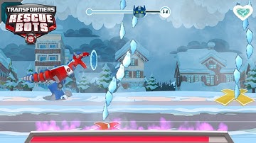 Transformers Rescue Bots: Dash 🤖Play as OPTIMUS PRIME: leader of the Autobots, with the T-Rex Roar!