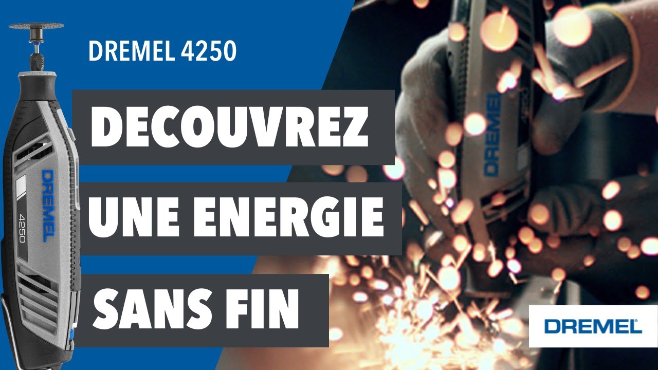 Dremel 4250 Outil Rotatif Multifonction 175W - 35 Accessoires - Vitesse Variable