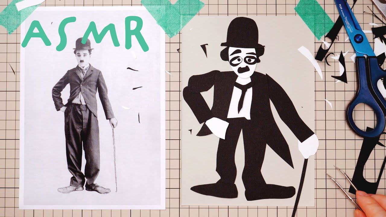 ASMR Relaxing Collage Art for Study, Work, Sleep (no talking)