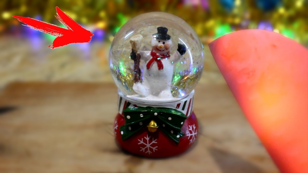 РАСКАЛЕННЫЙ НОЖ ПРОТИВ СНЕЖНОГО ШАРА