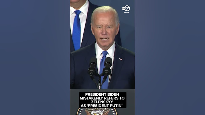 Biden accidentally introduces Zelenskyy as Putin at NATO summit