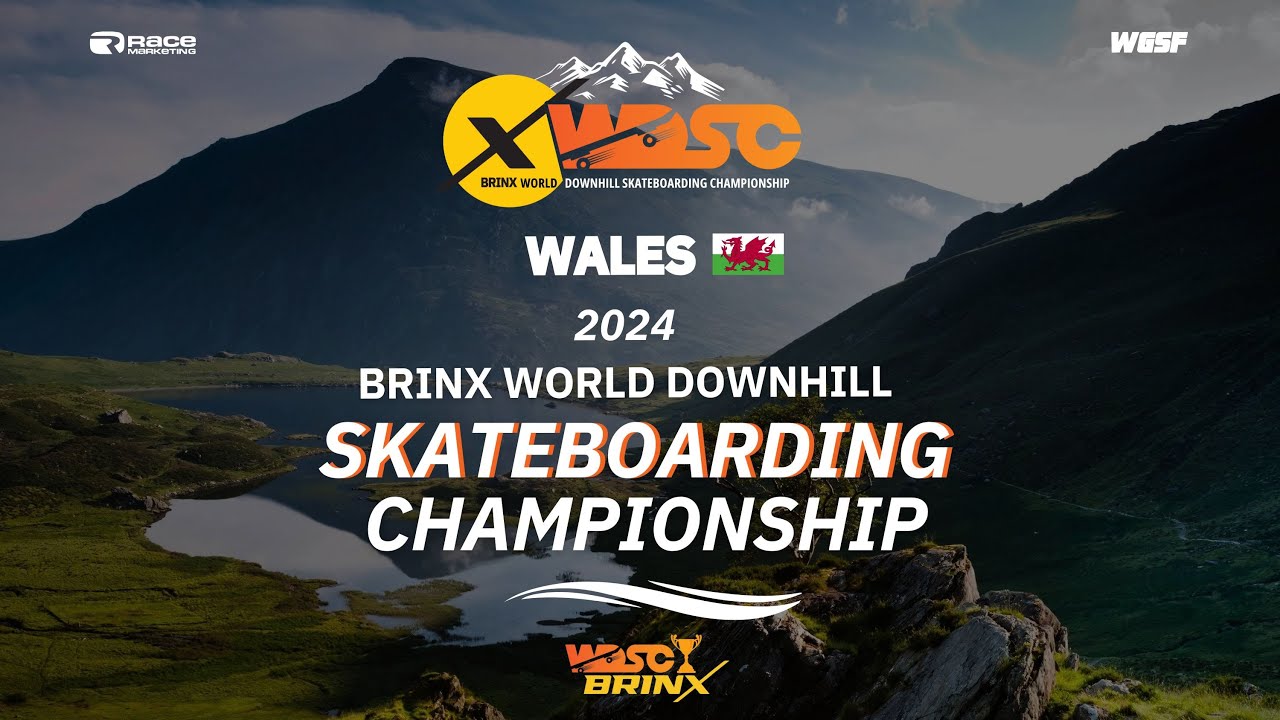 Brinx World Downhill Skateboarding Championship 2024 em Wales