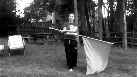 Colorguard routine to Beautiful Christina Aguilera