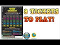 SPACE INVADERS CASH INVASION $250K PRIZE SCRATCH OFF TICKETS!