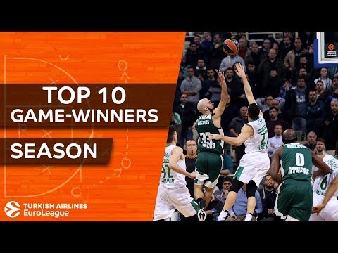 2017-18 Turkish Airlines EuroLeague: Top 10 game-winners!