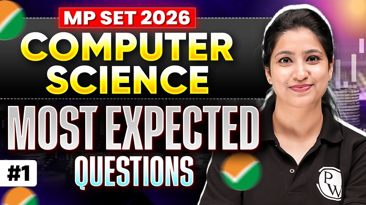 MP SET Computer Science Solution 2024 | MP SET Paper Solution | MP SET  Computer Science Solution #1