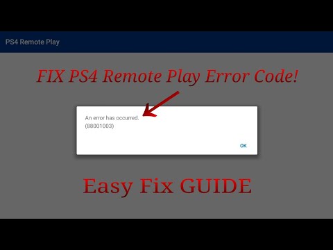 Tutorial How To Fix The Error Code In Ps4 Remote Play In Depth Guide Youtube