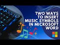 How to Find and Insert Music Symbols in Microsoft Word#Word #microsoftword image