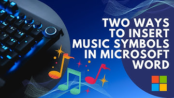 How to Find and Insert Music Symbols in Microsoft Word#Word #microsoftword
