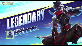 MANIAC to LEGENDARY! 🔥 Insane ML Highlight | Papa Cy #mlbbcreator  #mlbb10th  #allinmlbb
