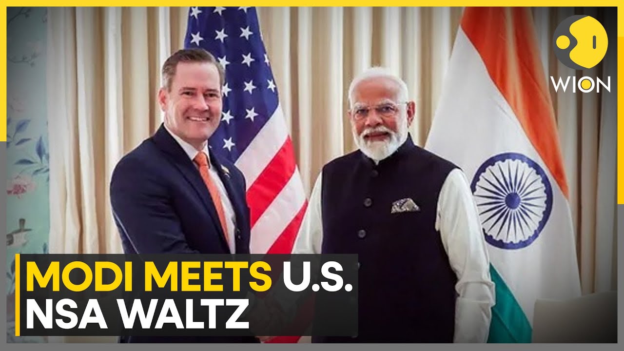 PM Modi's US Visit: PM Modi Meets US National Security Advisor Michael Waltz | World News | WION