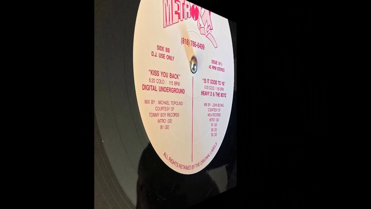 Digital Underground Kiss You Back MetroMix YouTube