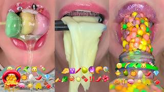 ASMR Satisfying Eating Emoji Food Challenge screenshot 2