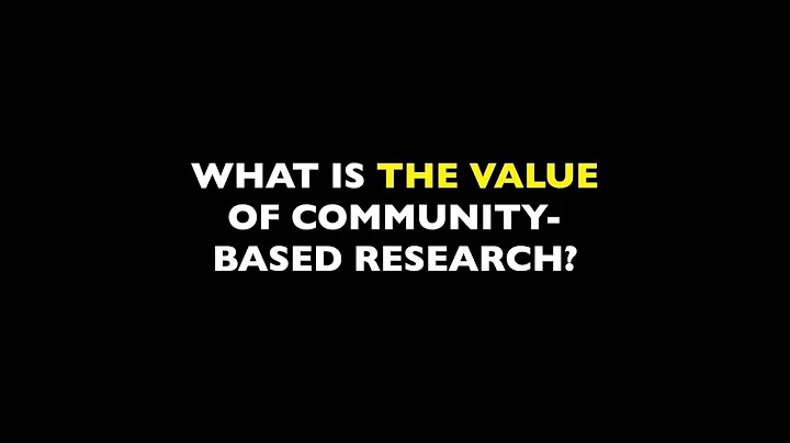 The Value of Community-Based Research: 2025 E-Learning Highlights
