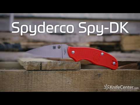 Spyderco Spy-DK Slipjoint At KnifeCenter - Spyderco Spy-DK Slipjoint At KnifeCenter