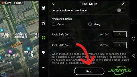 How to check terrain following radar and obstacles avoiding sensor of joyance smart drone sprayer