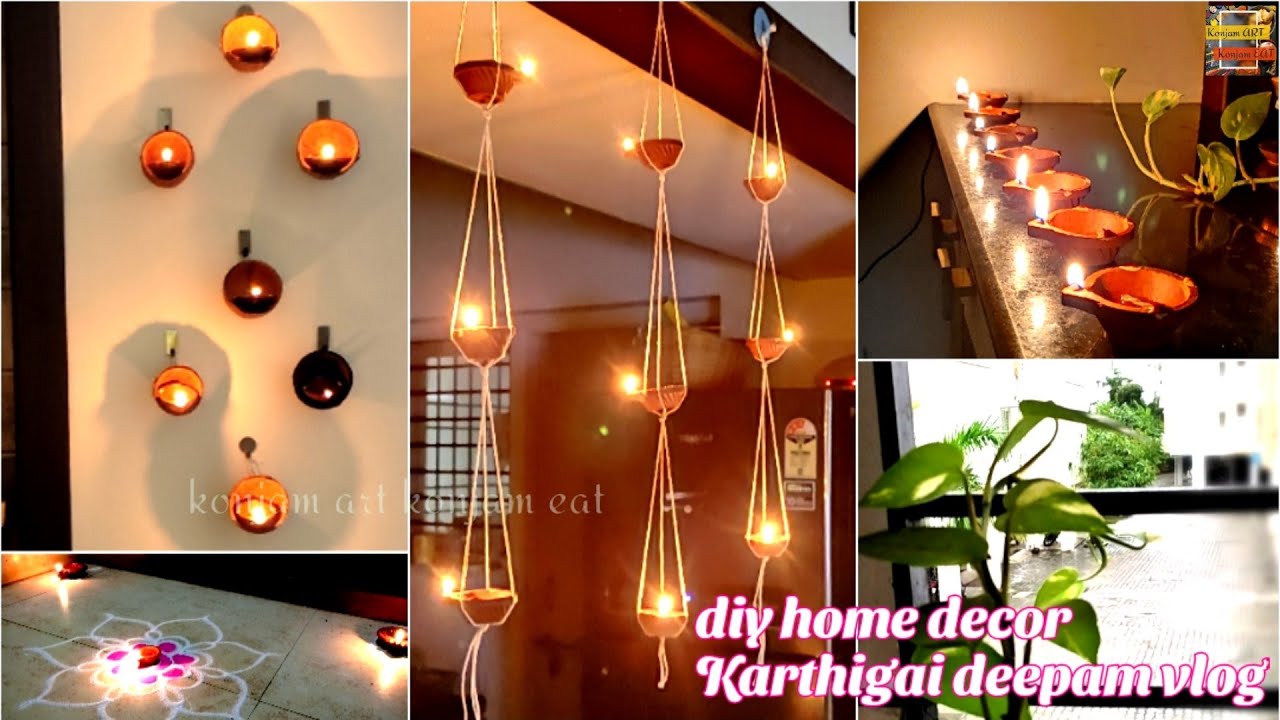 karthigai deepam | diy home | natural decoration | eco friendly ...